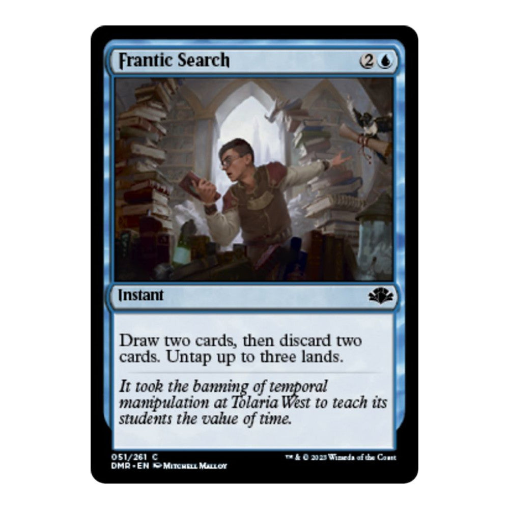 2023 Magic: The Gathering: Dominaria Remastered (DMR) - Frantic Search (#51, Common) (, Near Mint)