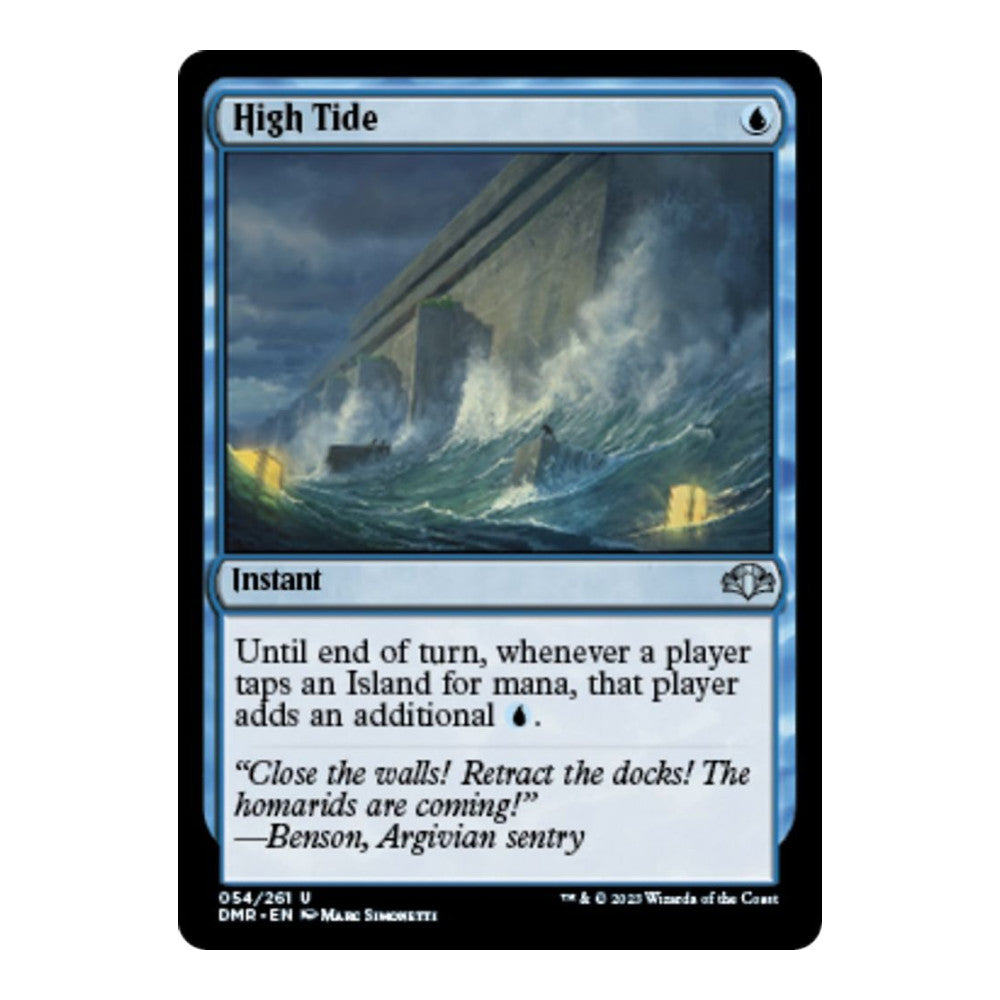 2023 Magic: The Gathering: Dominaria Remastered (DMR) - High Tide (#54, Uncommon) (Foil, Near Mint)