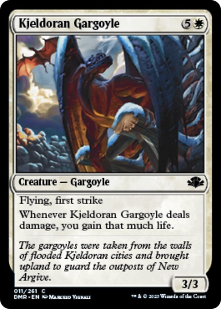 2023 Magic: The Gathering: Dominaria Remastered (DMR) - Kjeldoran Gargoyle (#11, Common) (, Near Mint)