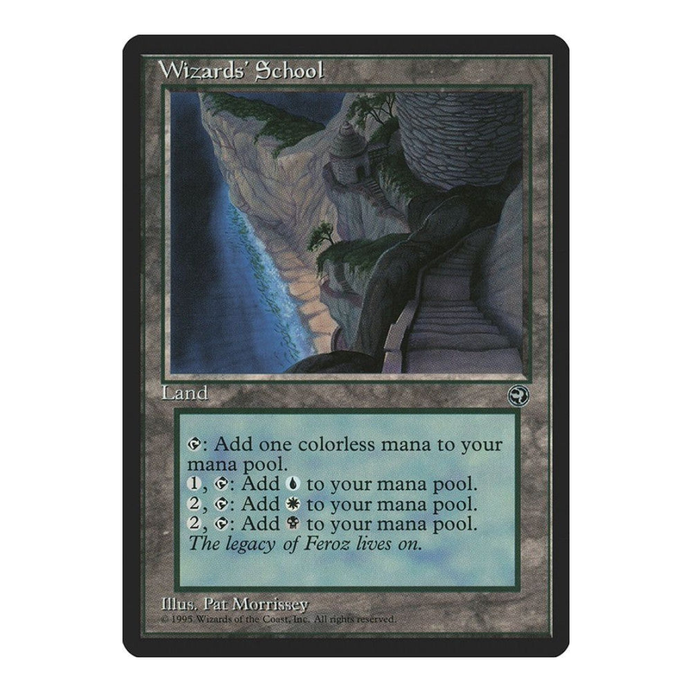 1995 Magic: The Gathering: Homelands (HML) - Wizards School (#115, Uncommon) (, Near Mint)