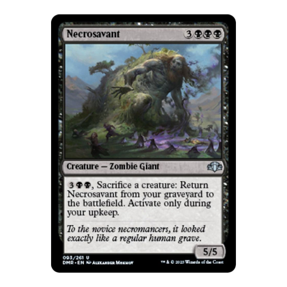2023 Magic: The Gathering: Dominaria Remastered (DMR) - Necrosavant (#93, Uncommon) (Foil, Near Mint)
