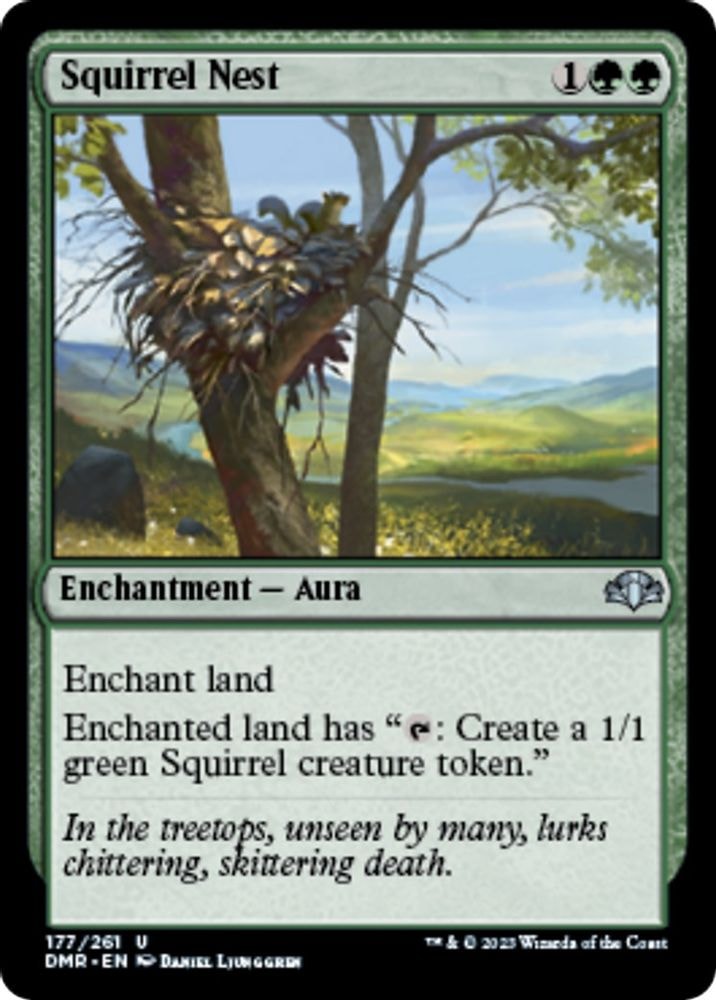 2023 Magic: The Gathering: Dominaria Remastered (DMR) - Squirrel Nest (#177, Uncommon) (, Near Mint)