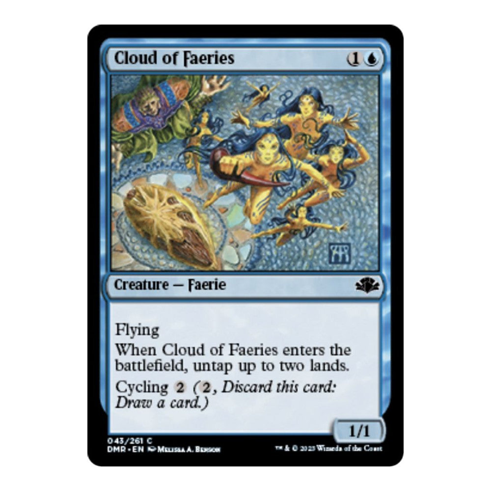 2023 Magic: The Gathering: Dominaria Remastered (DMR) - Cloud of Faeries (#43, Common) (Foil, Near Mint)