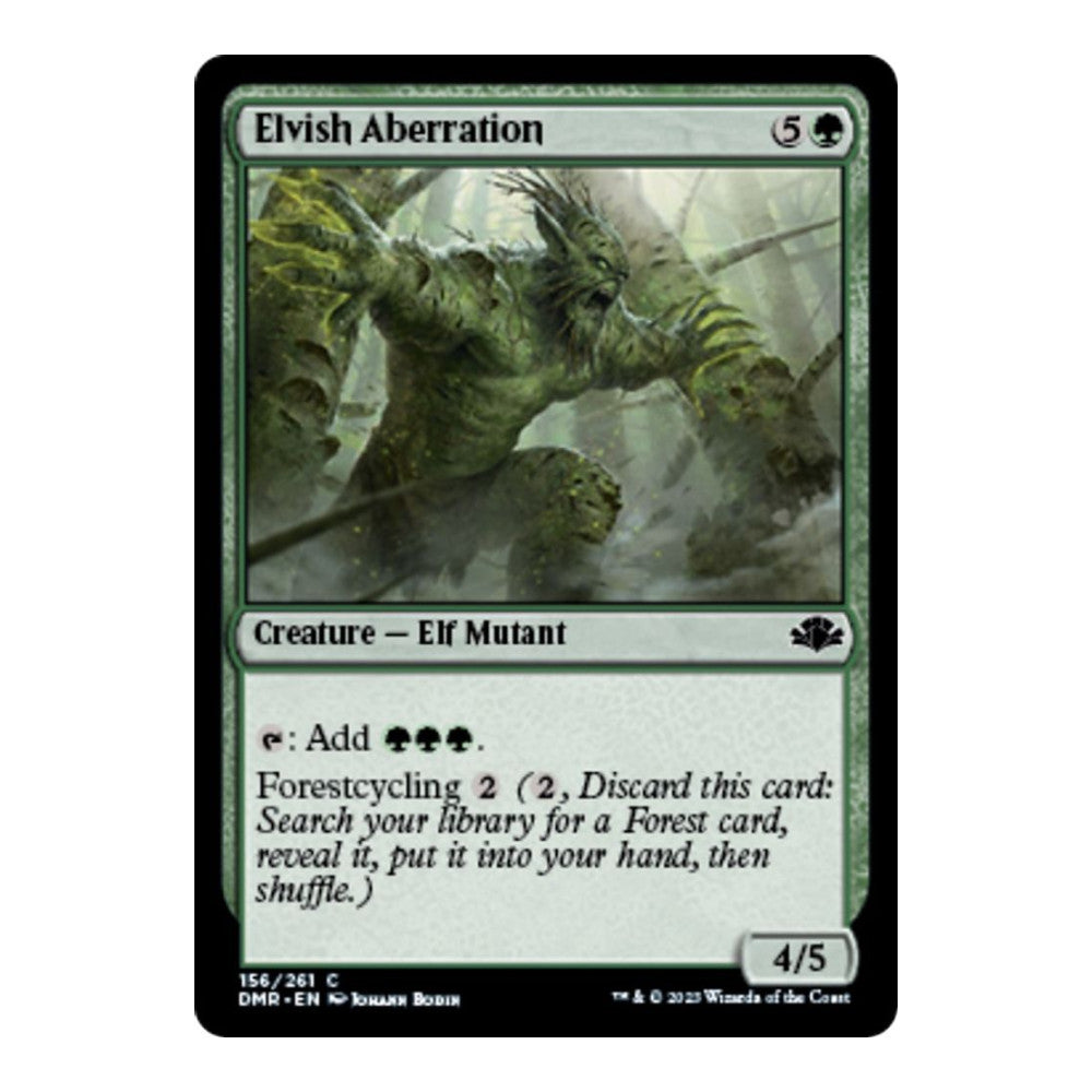 2023 Magic: The Gathering: Dominaria Remastered (DMR) - Elvish Aberration (#156, Common) (, Near Mint)