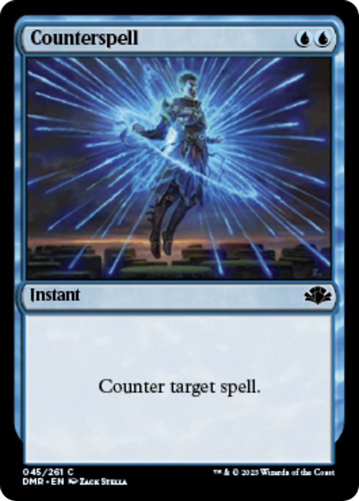 2023 Magic: The Gathering: Dominaria Remastered (DMR) - Counterspell (#45, Common) (Foil, Near Mint)