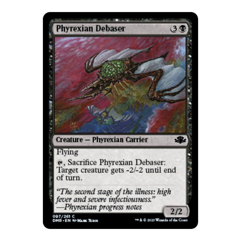 2023 Magic: The Gathering: Dominaria Remastered (DMR) - Phyrexian Debaser (#97, Common)