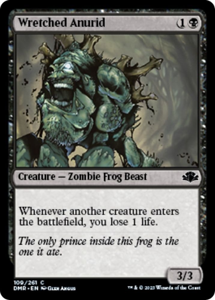 2023 Magic: The Gathering: Dominaria Remastered (DMR) - Wretched Anurid (#109, Common)