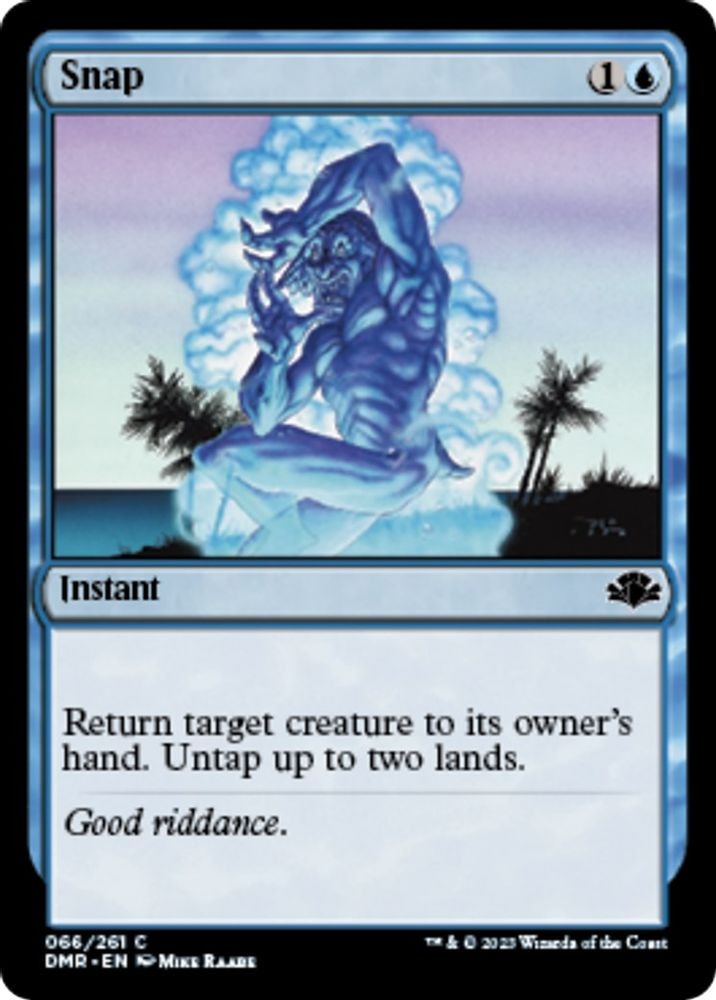 2023 Magic: The Gathering: Dominaria Remastered (DMR) - Snap (#66, Common) (Foil, Near Mint)