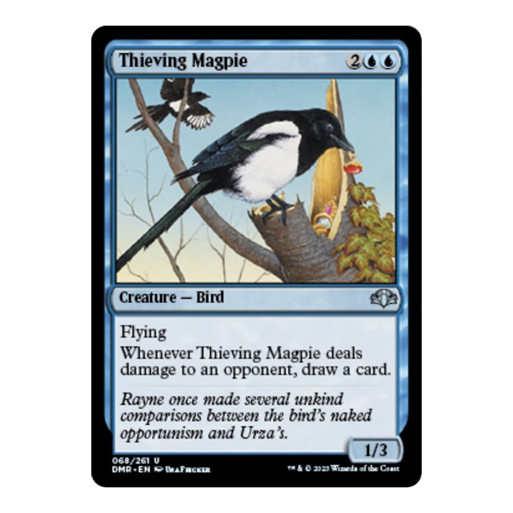 2023 Magic: The Gathering: Dominaria Remastered (DMR) - Thieving Magpie (#68, Uncommon) (, Near Mint)
