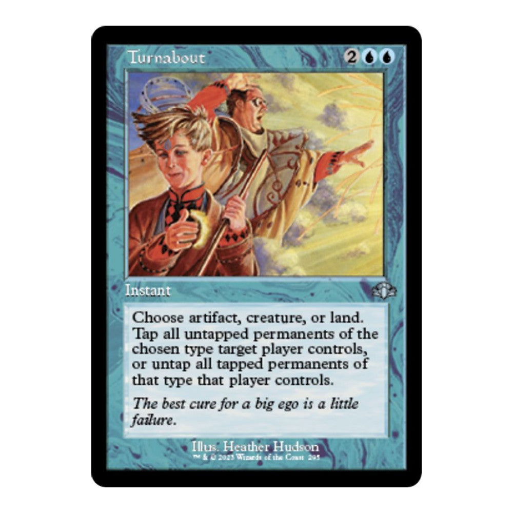 2023 Magic: The Gathering: Dominaria Remastered (DMR) - Turnabout Retro Frame (#295, Uncommon) (, Near Mint)