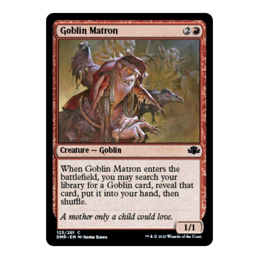 2023 Magic: The Gathering: Dominaria Remastered (DMR) - Goblin Matron (#123, Common) (Foil, Near Mint)