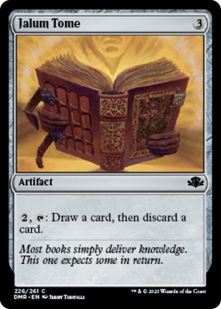 2023 Magic: The Gathering: Dominaria Remastered (DMR) - Jalum Tome (#226, Common) (Foil, Near Mint)