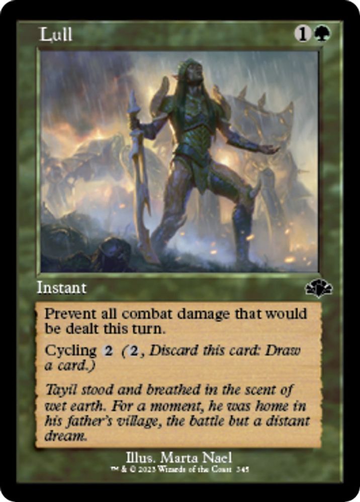 2023 Magic: The Gathering: Dominaria Remastered (DMR) - Lull Retro Frame (#345, Common) (, Near Mint)
