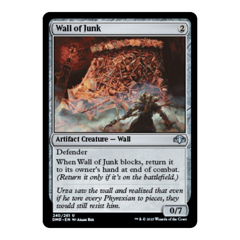 2023 Magic: The Gathering: Dominaria Remastered (DMR) - Wall of Junk (#240, Uncommon) (Foil, Near Mint)