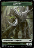 2023 Magic: The Gathering: Dominaria Remastered (DMR) - Elephant Token (#9, T) (, Near Mint)