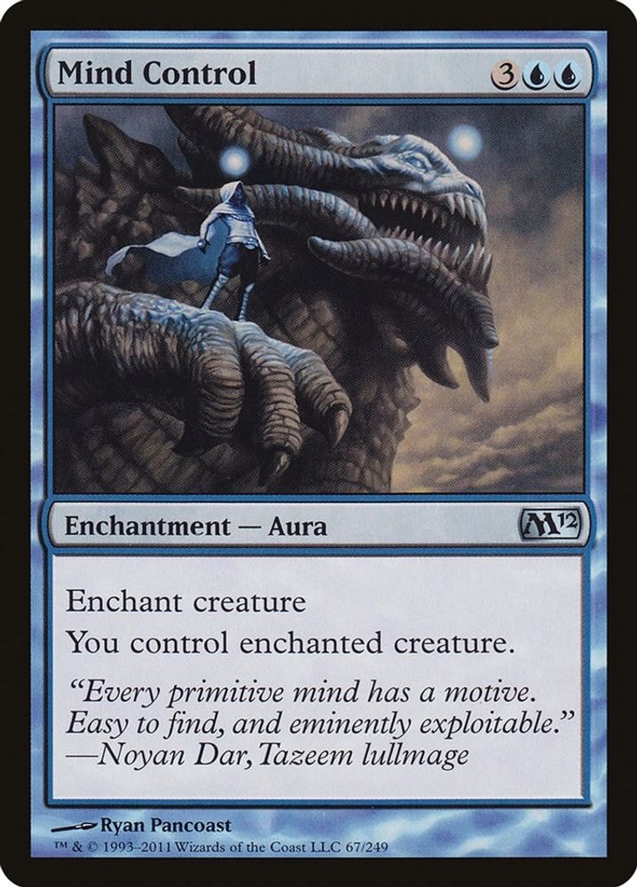 2011 Magic: The Gathering: Magic 2012 (M12) (M12) - Mind Control (#67, Uncommon) (, Near Mint)