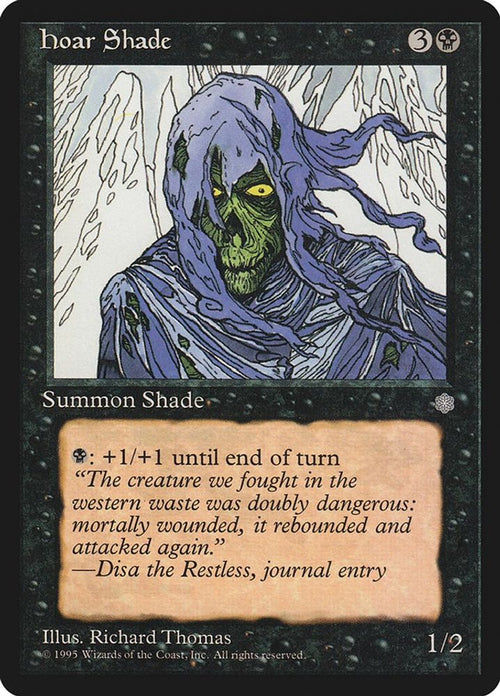 1995 Magic: The Gathering: Ice Age (ICE) - Hoar Shade (#131, Common) (, Near Mint)