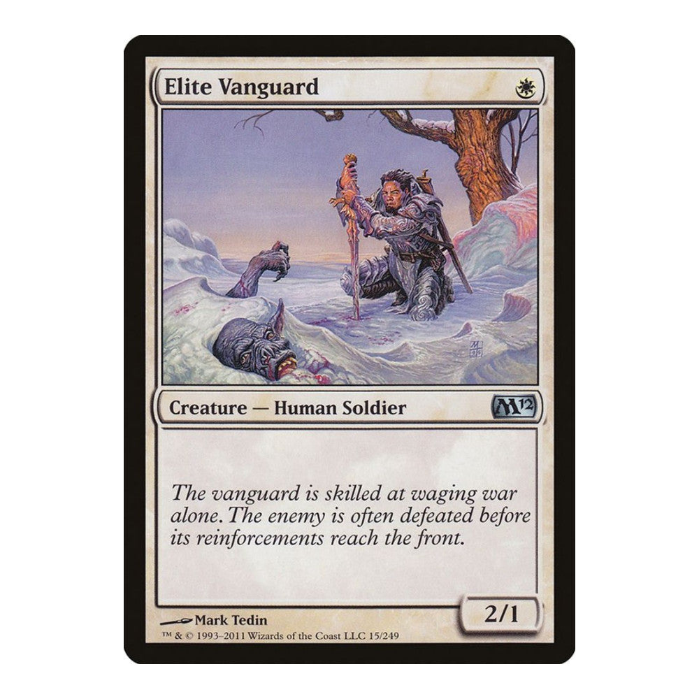 2011 Magic: The Gathering: Magic 2012 (M12) (M12) - Elite Vanguard (#15, Uncommon) (, Near Mint)