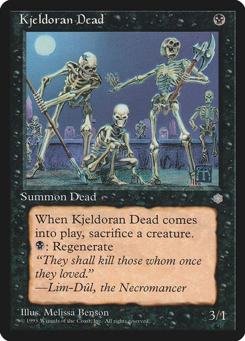 1995 Magic: The Gathering: Ice Age (ICE) - Kjeldoran Dead (#137, Common) (, Near Mint)