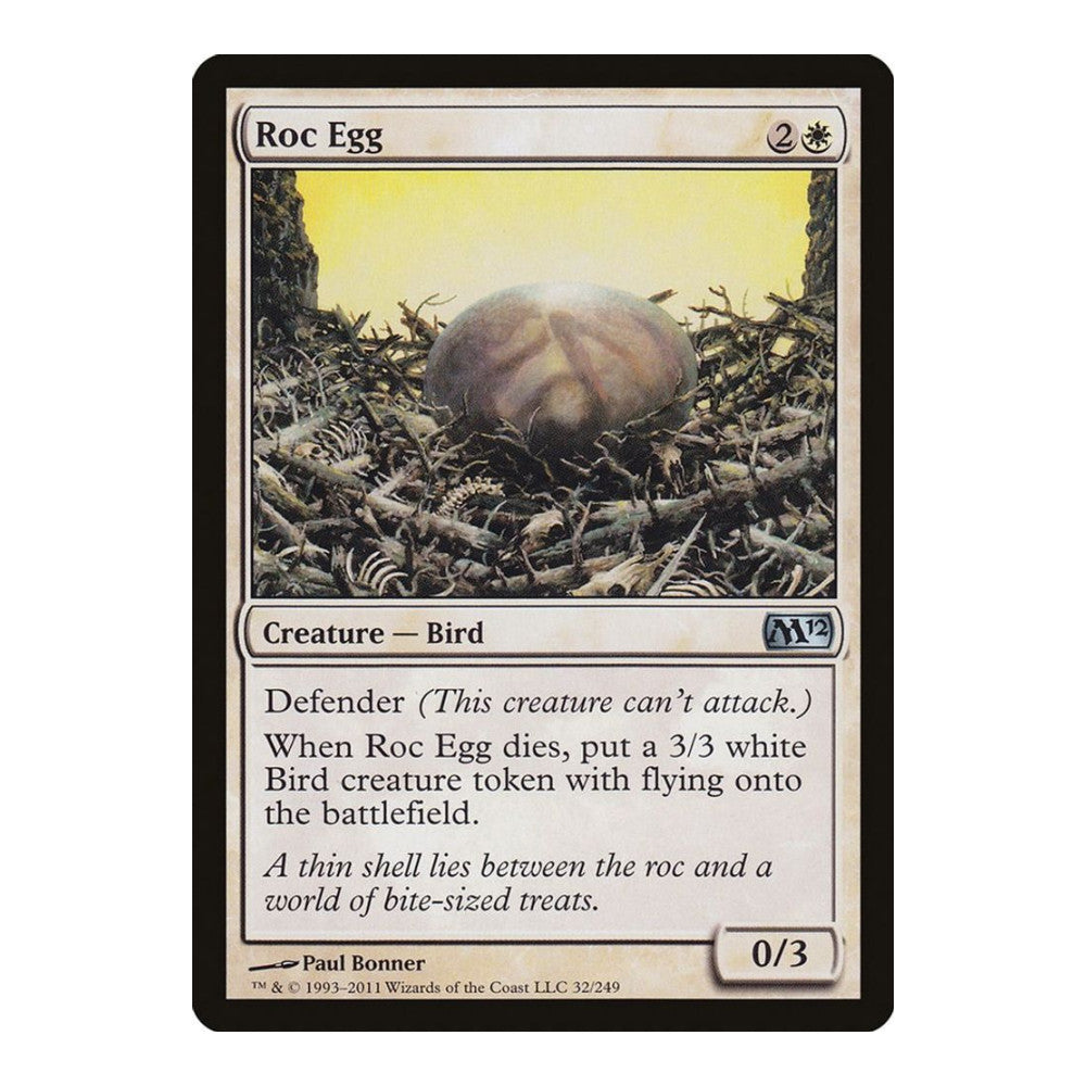 2011 Magic: The Gathering: Magic 2012 (M12) (M12) - Roc Egg (#32, Uncommon) (, Near Mint)