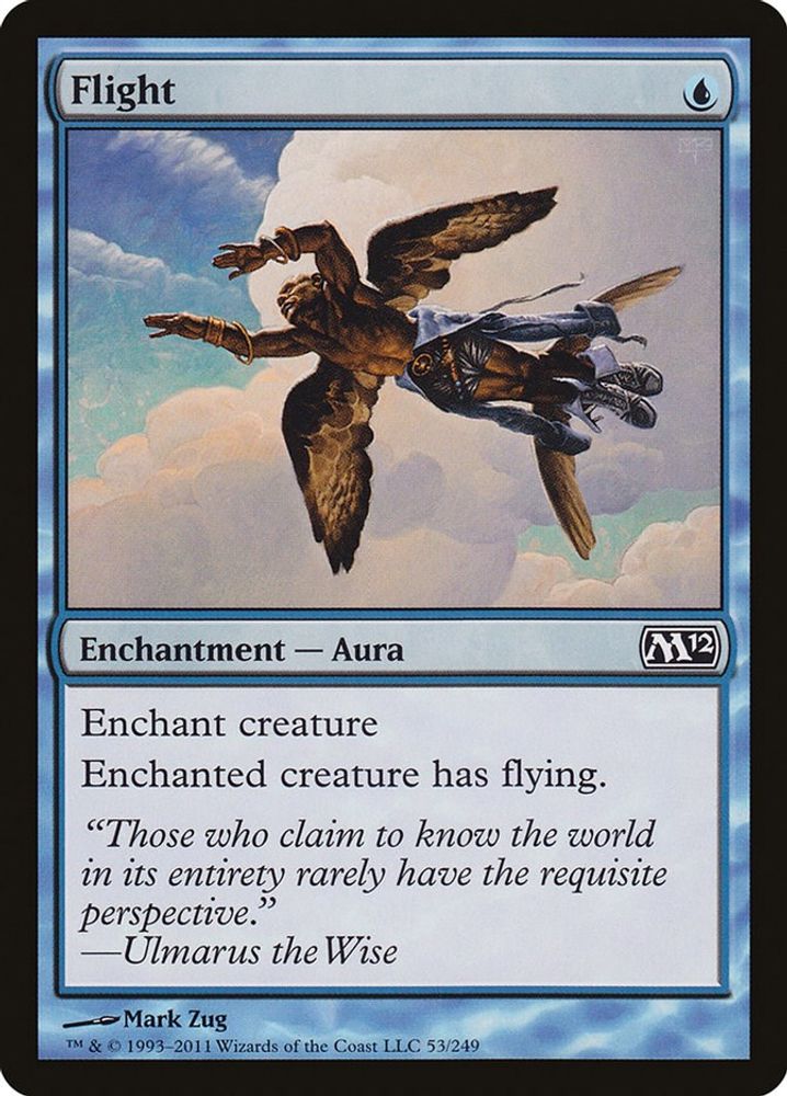 2011 Magic: The Gathering: Magic 2012 (M12) (M12) - Flight (#53, Common) (, Near Mint)