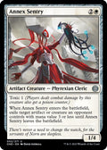 2023 Magic: The Gathering: Phyrexia: All Will Be One (ONE) - Annex Sentry (#2, Uncommon) (Foil, Near Mint)