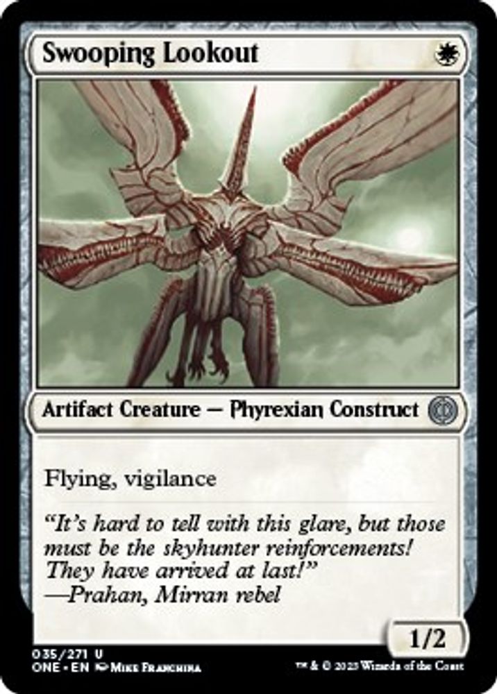 2023 Magic: The Gathering: Phyrexia: All Will Be One (ONE) - Swooping Lookout (#35, Uncommon) (, Near Mint)