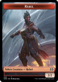 2023 Magic: The Gathering: Commander: Phyrexia: All Will Be One (ONC) - Rebel Goblin Double Sided Token (#5 // 11, T) (, Near Mint)