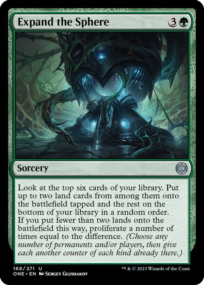 2023 Magic: The Gathering: Phyrexia: All Will Be One (ONE) - Expand the Sphere (#168, Uncommon) (, Near Mint)