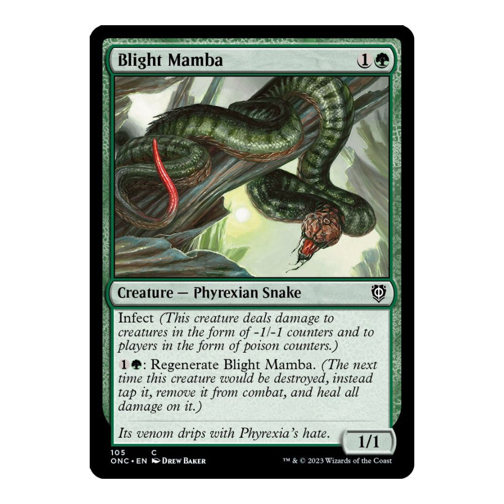 Blight Mamba - Commander: Phyrexia: All Will Be One () - Near Mint -