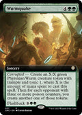 2023 Magic: The Gathering: Commander: Phyrexia: All Will Be One (ONC) - Wurmquake Extended Art (#57, Rare) (, Near Mint)