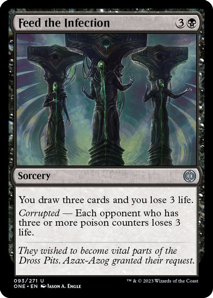 2023 Magic: The Gathering: Phyrexia: All Will Be One (ONE) - Feed the Infection (#93, Uncommon) (, Near Mint)