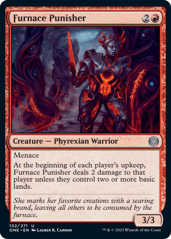 2023 Magic: The Gathering: Phyrexia: All Will Be One (ONE) - Furnace Punisher (#132, Uncommon) (, Near Mint)