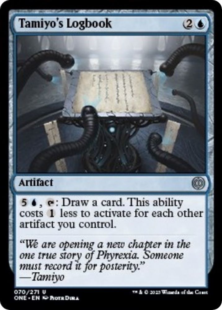 2023 Magic: The Gathering: Phyrexia: All Will Be One (ONE) - Tamiyos Logbook (#70, Uncommon) (, Near Mint)