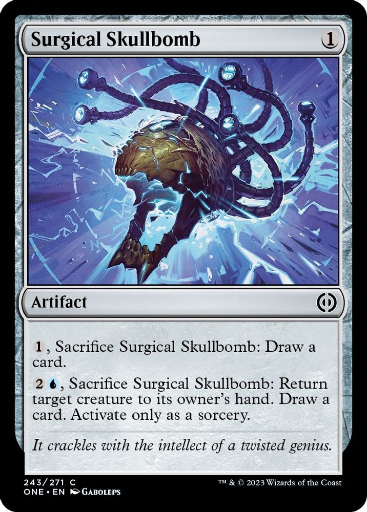 2023 Magic: The Gathering: Phyrexia: All Will Be One (ONE) - Surgical Skullbomb (#243, Common) (, Near Mint)