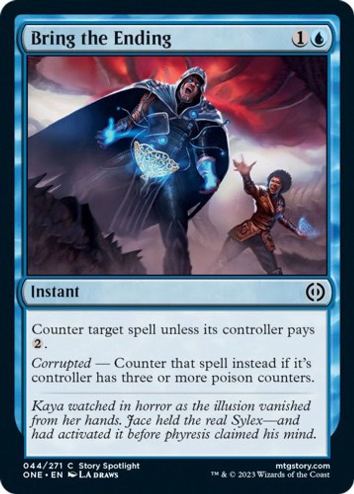 2023 Magic: The Gathering: Phyrexia: All Will Be One (ONE) - Bring the Ending (#44, Common) (, Near Mint)