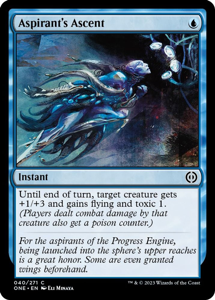 2023 Magic: The Gathering: Phyrexia: All Will Be One (ONE) - Aspirants Ascent (#40, Common) (, Near Mint)