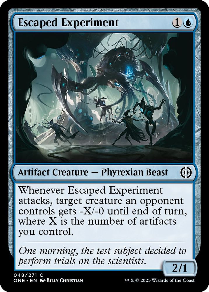 2023 Magic: The Gathering: Phyrexia: All Will Be One (ONE) - Escaped Experiment (#48, Common) (, Near Mint)