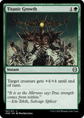 2023 Magic: The Gathering: Phyrexia: All Will Be One (ONE) - Titanic Growth (#187, Common) (, Near Mint)