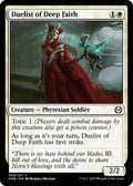 2023 Magic: The Gathering: Phyrexia: All Will Be One (ONE) - Duelist of Deep Faith (#9, Common) (, Near Mint)