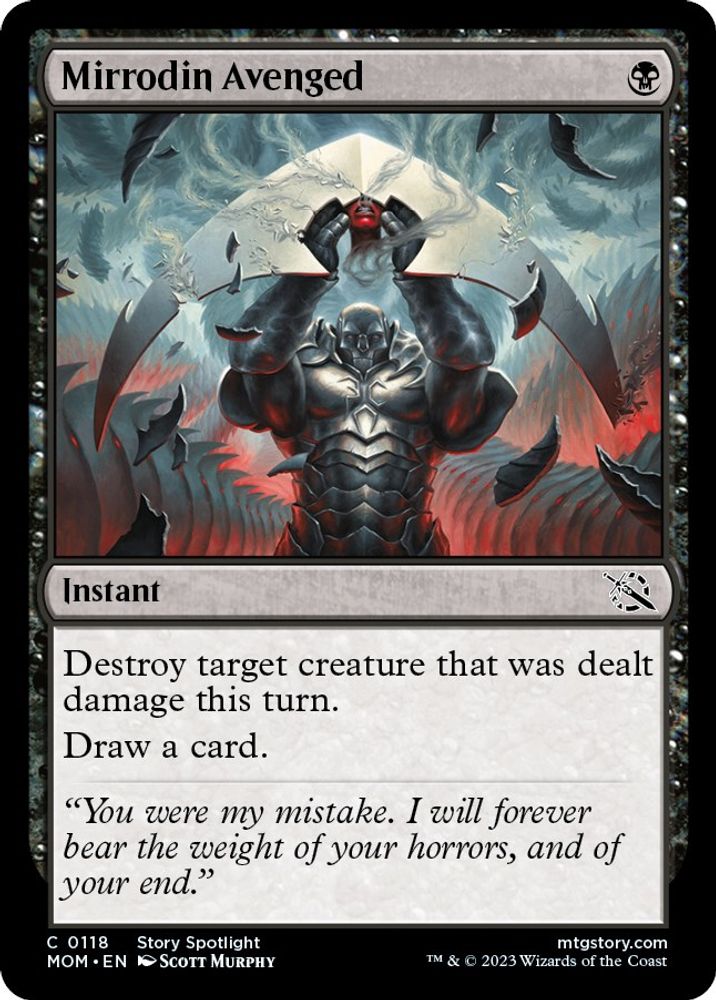 2023 Magic: The Gathering: March of the Machine (MOM) - Mirrodin Avenged (#118, Common) (, Near Mint)