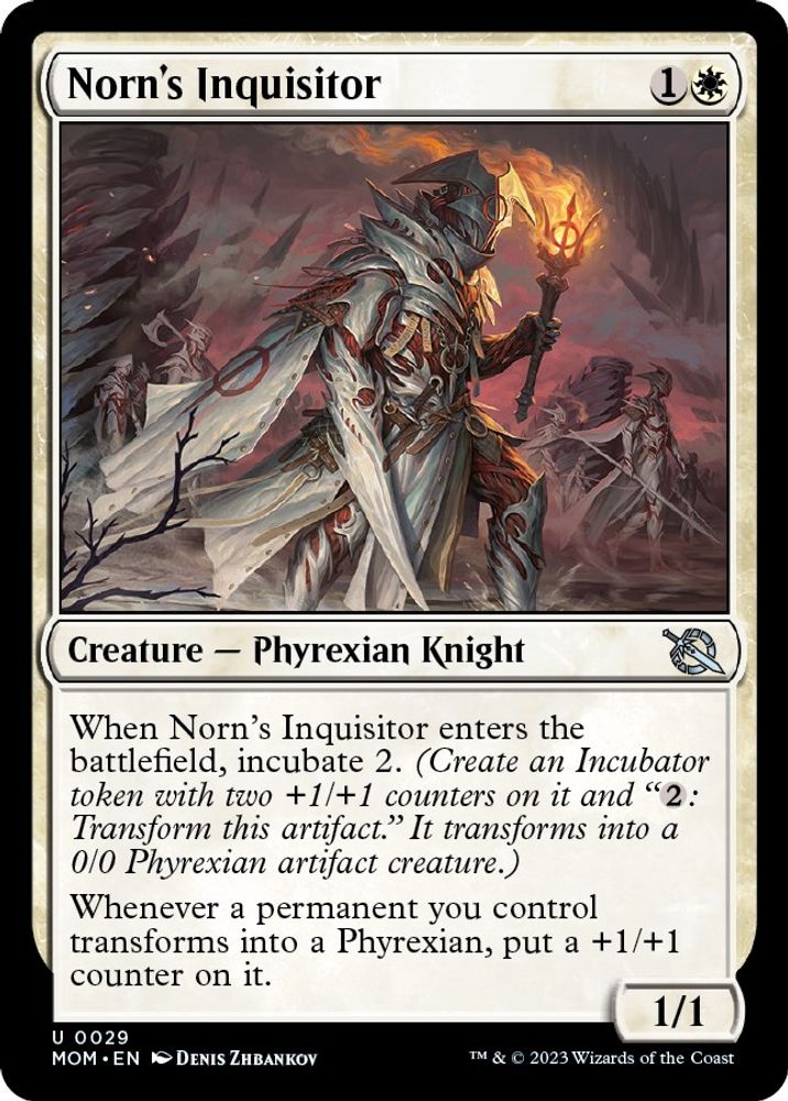 2023 Magic: The Gathering: March of the Machine (MOM) - Norns Inquisitor (#29, Uncommon) (, Near Mint)