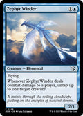 2023 Magic: The Gathering: March of the Machine (MOM) - Zephyr Winder (#328, Common) (, Near Mint)