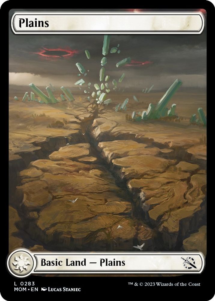 2023 Magic: The Gathering: March of the Machine (MOM) - Plains 0283 (#283, Land) (, Near Mint)