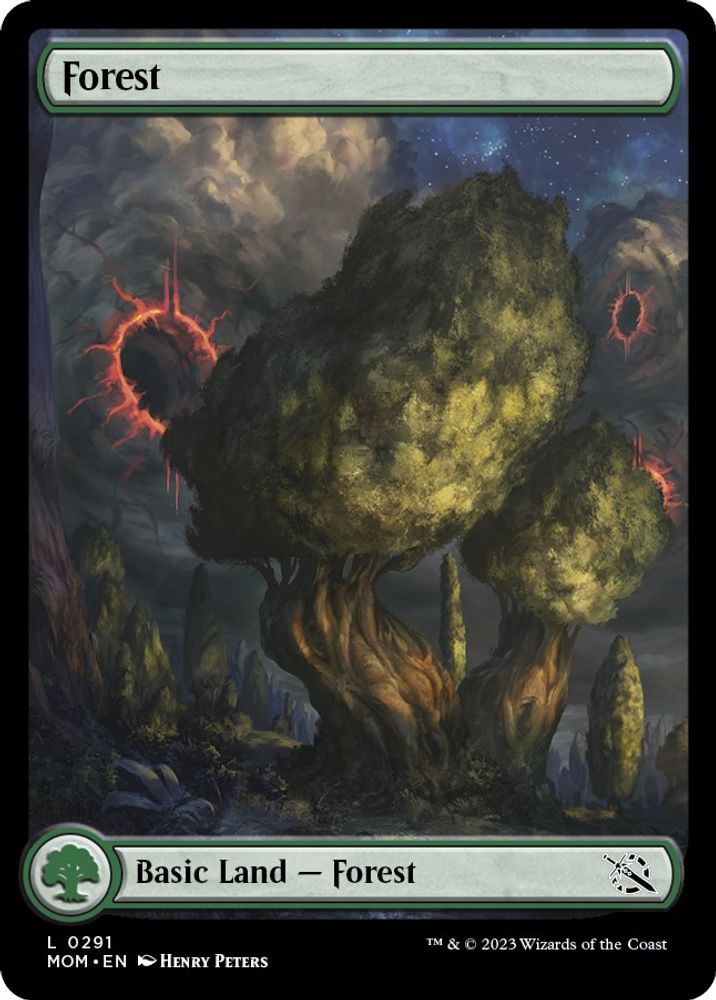 2023 Magic: The Gathering: March of the Machine (MOM) - Forest 0291 (#291, Land) (, Near Mint)