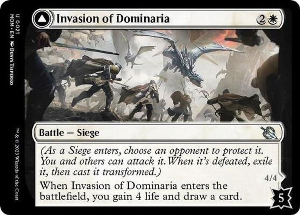 2023 Magic: The Gathering: March of the Machine (MOM) - Invasion of Dominaria (#21, Uncommon) (, Near Mint)