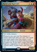 2023 Magic: The Gathering: March of the Machine (MOM) - Baral and Kari Zev (#218, Rare) (Foil, Near Mint)