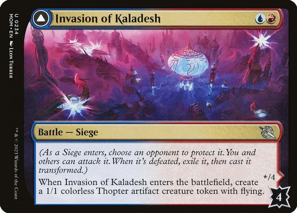 2023 Magic: The Gathering: March of the Machine (MOM) - Invasion of Kaladesh (#234, Uncommon) (, Near Mint)