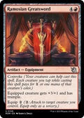 2023 Magic: The Gathering: March of the Machine (MOM) - Ramosian Greatsword (#159, Uncommon) (, Near Mint)
