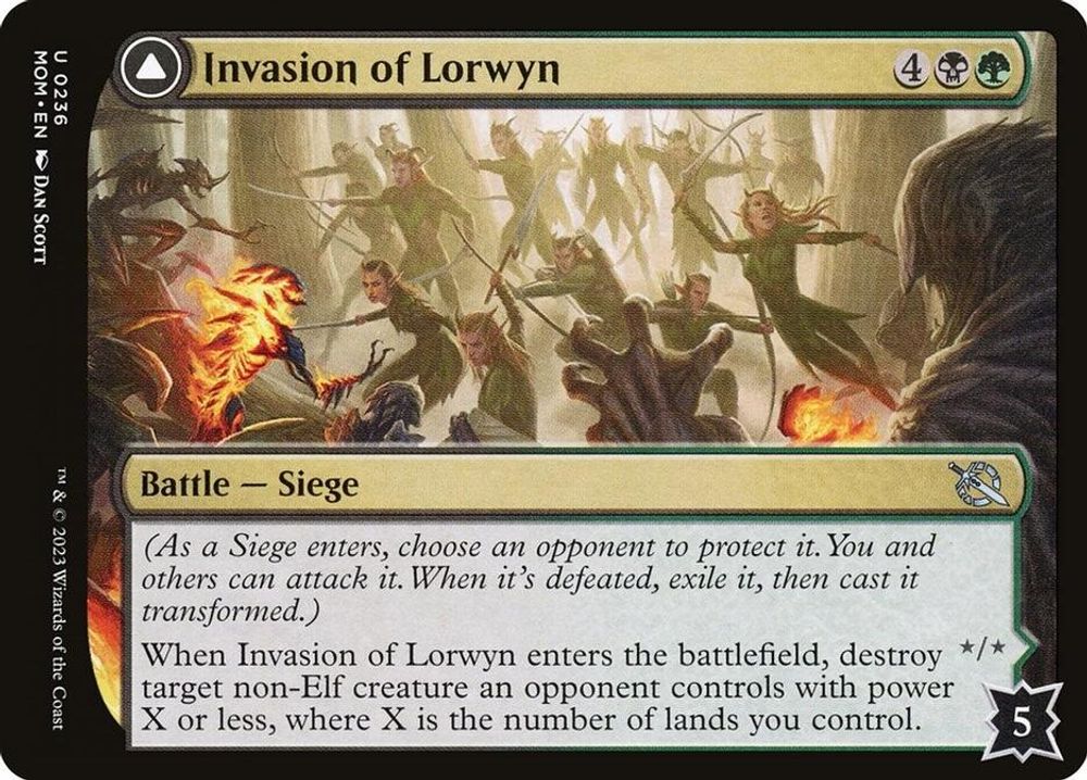 2023 Magic: The Gathering: March of the Machine (MOM) - Invasion of Lorwyn (#236, Uncommon) (, Near Mint)